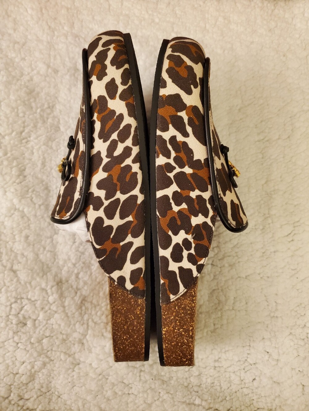 NWB Tory Burch Tory Charm Mule - Reva Leopard - SIZE 9 - Picture 3 of 10
